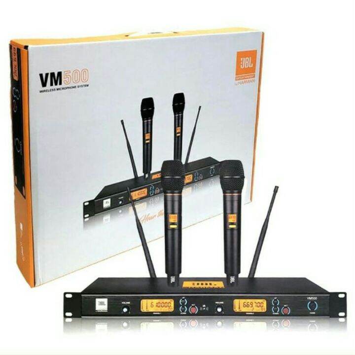 JBL VM500 Professional UHF Dual Wireless Microphone Lazada PH