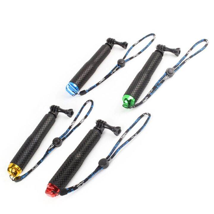 kfftwwx-ขาตั้งเดี่ยวสำหรับกล้อง-go-pro-hero-11-10-9สีดำ8-7-6-5-4-3อะลูมิเนียมยืดได้ก้านไม้เซลฟี่ปุ่มขาตั้งกล้องสามขา-h9r-eken-sj4000
