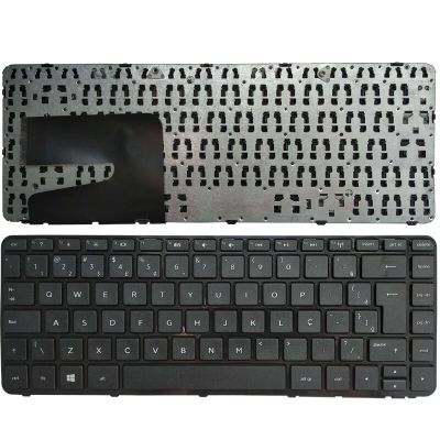 New For HP Pavilion 14 N 14 N200 14 N003la 14 n009la 14 n013la MP 13M56LA 698 PK1314C2A24 757922 161 Laptop Brazil Keyboard