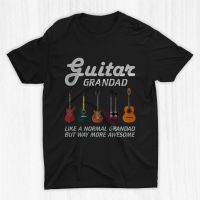 JHPKJGuitar Grand Dad Awesome Funny Guitarist Birthday Fathers Day Gift Top Mens 100% Cotton Casual Tshirts Loose Top Size S-3X 4XL 5XL 6XL