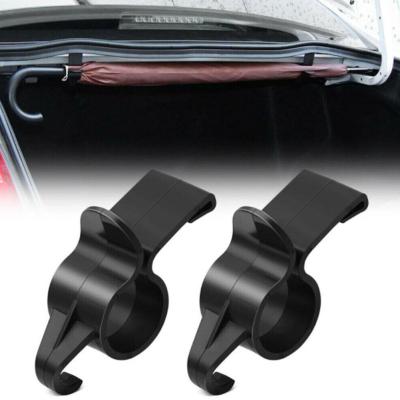 1/2Pcs Car Trunk Hook Umbrella Hanger Trunk Hook Umbrella Towel Accessories Organizer Hook Trunk Plant Hanger Car Holder Storage K1B4