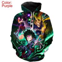 Hot Anime My Hero Academia 3D Print Hoodie Popular Sweatshirt Men and Women Fashion Hooded Clothes Casual Sweater