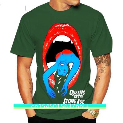 Custom Tee Shirts Men Queen Of The Stone Age Stoner Rock Band T Shirts