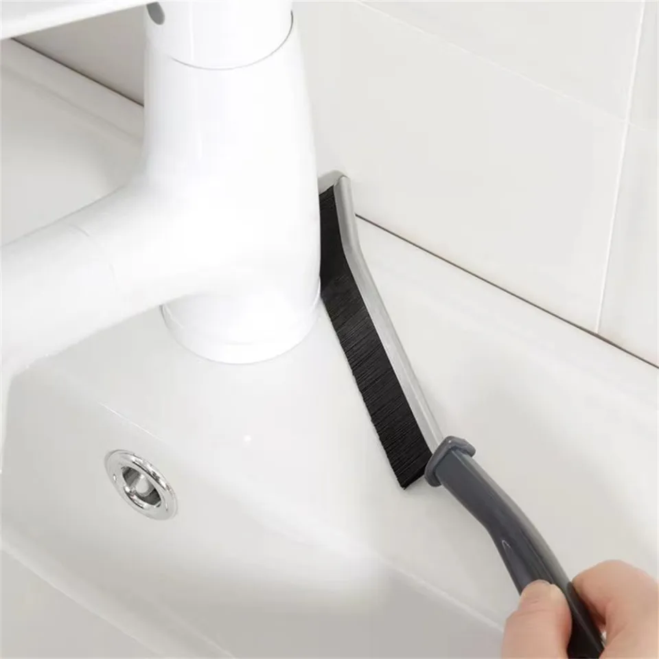 Hard-Bristled Crevice Cleaning Brush, Grout Cleaner Scrub Brush Deep Tile  Joints, Crevice Gap Cleaning Brush Tool, All-Around Cleaning Tool, Stiff  Angled Bristles for Bathtubs, Kitchens