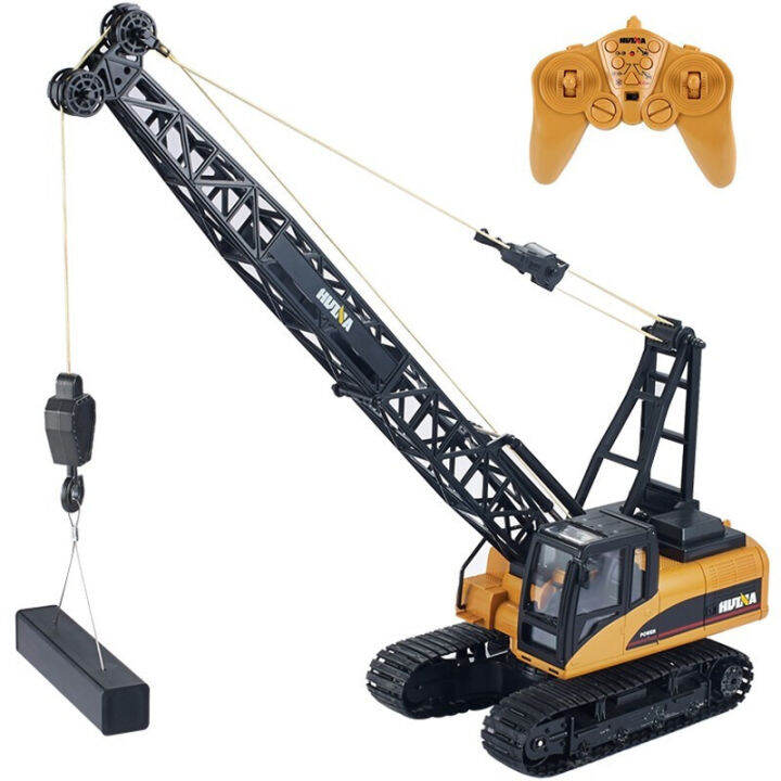 Huina Remote Control Crane Toy Alloy Hook Large Engineering Vehicle