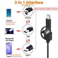 1.3Mp มาร์ทโฟน Endoscope Usb C 3.9มิลลิเมตรกล้องขนาดเล็กพิเศษ3in1ยานพาหนะท่อระบายน้ำกล้องส่องกล้องสำหรับศัพท์มือถือแท็บเล็ตพีซี