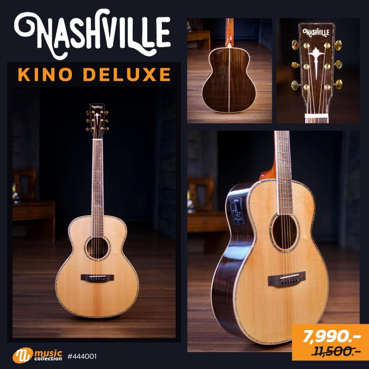 กีตาร์โปร่ง-nashville-kino-deluxe-free-bag