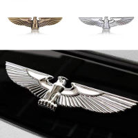 1Pcs 3D โลหะ Eagle Emblem รถสติกเกอร์ตกแต่งรถบรรทุกเครื่องยนต์สติกเกอร์ Auto Decal Gold Silver Eagle Fender ตกแต่งรถโลโก้