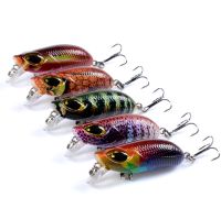 1PCS 58mm 7g Fishing Wobblers Crank Shad Lure Minnow Bionic Fake Floating Luya Bait Tackle for Sea Bass Accessories CrankbaitsLures Baits