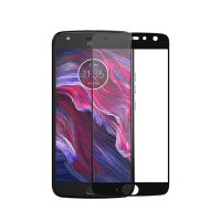 ฟิล์มกระจกนิรภัยเต็มจอสำหรับ Motorola Moto X4 MotoX4 X 2017,ฟิล์มกันรอยสีดำ