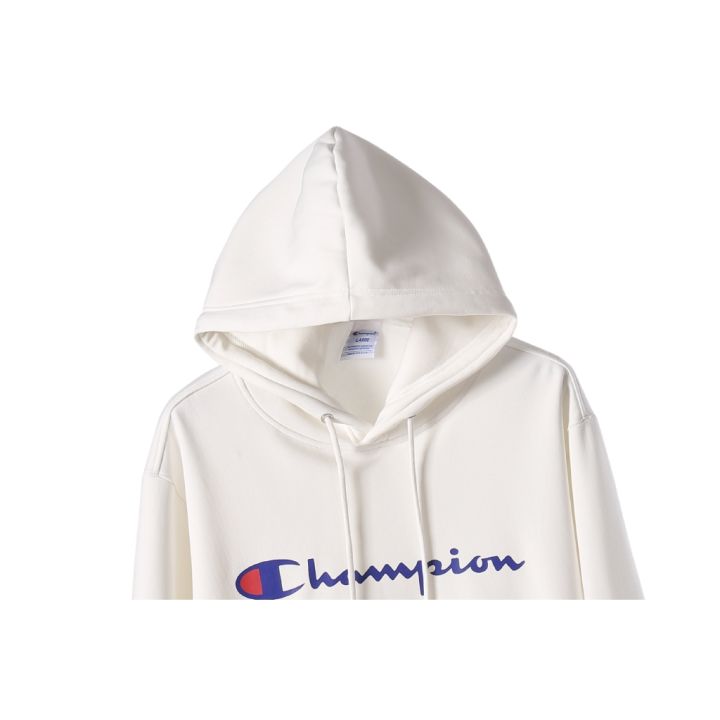 เสื้อกันหนาวแขนยาวพิมพ์ลาย-champion-ขนาดพลัสไซส์