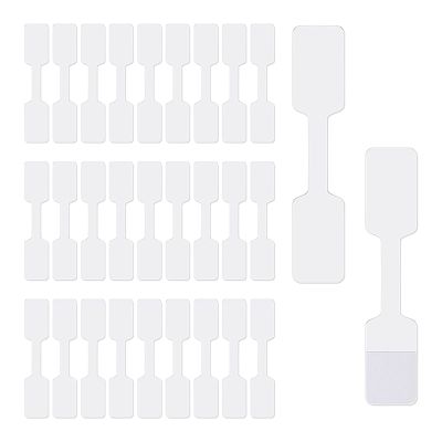 500Pcs Blank Jewelry Price Tags Stickers Jewelry Price Label for Necklace Earring Price Identify Rectangle Label