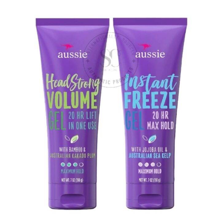 Aussie Instant Freeze HeadStrong Volume Maximum Hold Styling Gel CGM