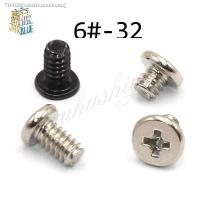 ■ 50X Black or Silver UNC Flat head hard disk screw CM6 -32x3.5/5/6 case screw