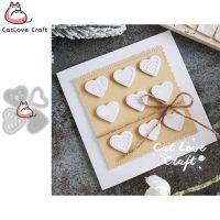 Catlove Love Heart Metal Cutting Dies Scrapbooking Mold Knife Stencil Die Cuts Card Making DIY Craft Embossing New Dies For 2022