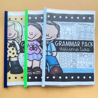 The English Grammar Workbook For 1st 2nd เกรดแบบฝึกหัดง่ายๆเพื่อปรับปรุงหนังสือแผ่นงานเครื่องหมายวรรคตอนไวยากรณ์สำหรับเด็ก