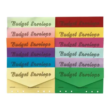 Cash Budget Envelope Wallet System For Women12 Budget Sheets Envelopes  Binder Note For Budgeting And Saving Money