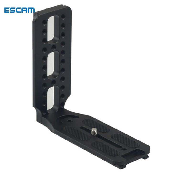 【Ready Stock】ESCAM Camera Tripod Base Plate Quick Release L Bracket