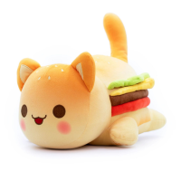 ✸☇❡ Meows Aphmau Plush Doll Coke French Fries Burgers Bread Sandwiches Food Cat Plushie Sleeping Pillow Childrens Christmas Gifts