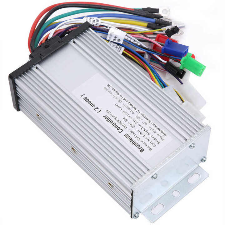 อุปกรณ์ควบคุมมอเตอร์แบบไร้แปรงถ่านจักรยานไฟฟ้า48v-60v-64v-72v-1000-1500w-จักรยานสกูทเตอร์ไฟฟ้าคู่เครื่องควบคุมความเร็วชิ้นส่วนจักรยานไฟฟ้า