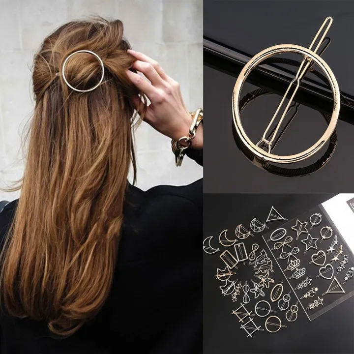 selling】 New Fashion Metal Love Heart Hair Clip Elegant Pearl Round  Barrette for Women Girls Sweet Hairpins Barrettes Hair Accessories | Lazada  PH