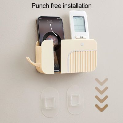 【CC】¤  Capacity Storage Holder Wall-mounted Organizer for Supplies Adhesive with Hooks Tv Air