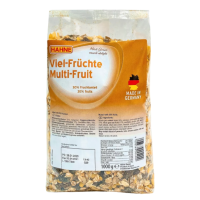 ฮาทเน่ มัลติ ฟรุ๊ต มูสลี่ มูสลี่ผสมผลไม้ 1 กก. จากเยอรมนี - Multi Fruit Muesli 1kg Hahne brand from Germany