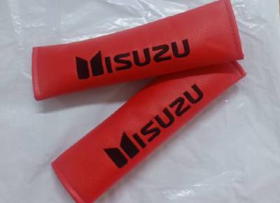 หุ้มเข็มขัดนิรภัยรถยนต์ BELL ISUZU (RD) สีแดง