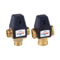 3 Way DN20/25 Female/Male Thread Mixing Valve Brass Thermostatic for Solar Water Heater Tools Accessory