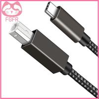 เครื่องพิมพ์คอมพิวเตอร์สแกนเนอร์ที่ทนทาน FGFR USB ความเร็วสูงสายเครื่องพิมพ์พิมพ์-C เป็น USB B 2.0