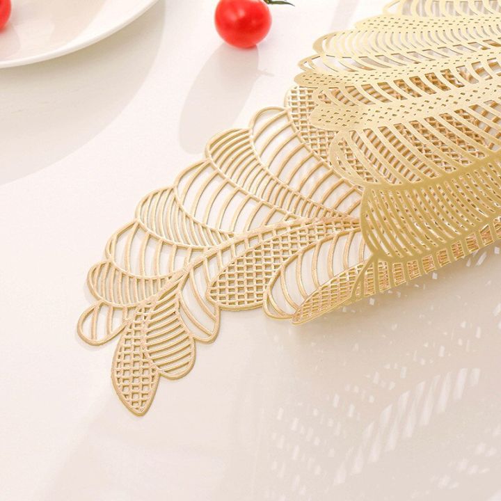 hollow-pvc-phoenix-flower-insulation-pad-restaurant-decoration-western-placemat-anti-scalding-bowl-mat