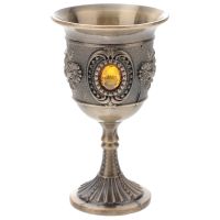 【CW】♦  Glass Cup Goblet Delicate Bar Drinking Gold Wedding