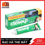 HCM ship 2h Kem Đánh Răng Và Bộ Bàn Chải Đánh Răng Closeup Bạc Hà The Mát
