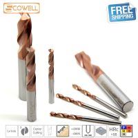 30 Off Micro grain solid Tungsten carbide CNC Twist Drill Bits HRC55 Carbide Drill bits For Metal working 3456789101112