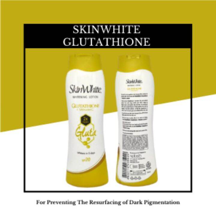 ☁Skinwhite Glutathione Lotion 200ml♢ Lazada PH