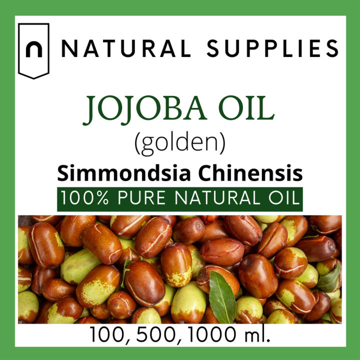 pure-jojoba-oil-golden-น้ำมันโจโจบา-หรือ-โฮโฮบาออย-บริสุทธิ์-โกลเด้น-ขนาด-100-500-1000-ml