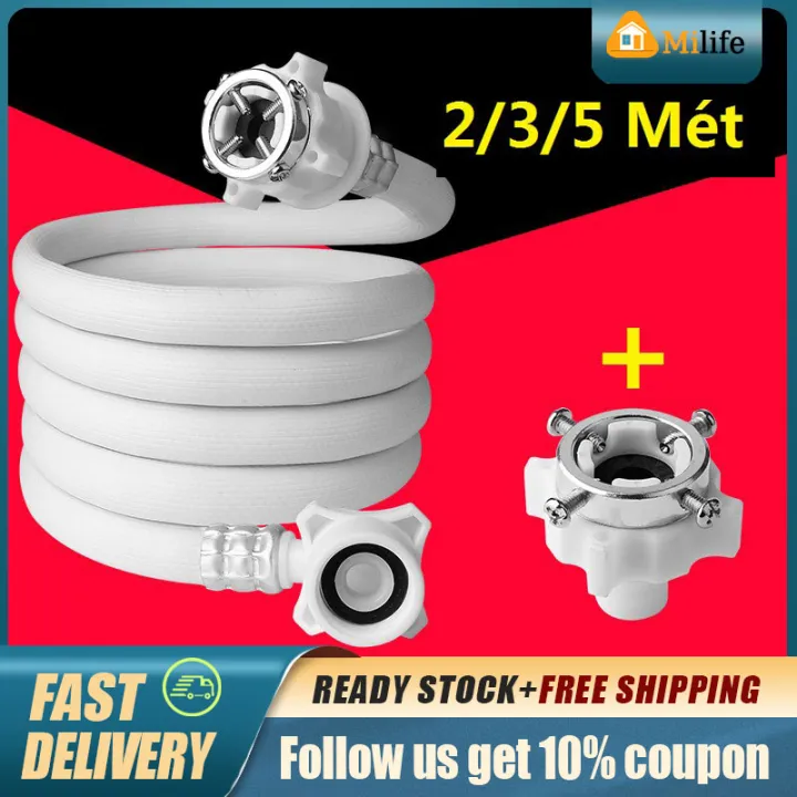 【FAST SHIPPING】2/3/5m Automatic Washing Machine Inlet Water Hose Extension Tube Lazada PH
