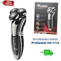 ProGemei GM-7719 เครื่องโกนหนวดไฟฟ้า แบบไร้สาย (Rechargeable Shaver) รุ่นใหม่ล่าสุด