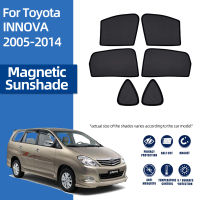 สำหรับ Toyota INNOVA AN40 2004-2016 Magnetic Car Sunshade Shield ด้านหน้ากระจกกรอบผ้าม่านด้านหลังหน้าต่าง Sun Shade Visor