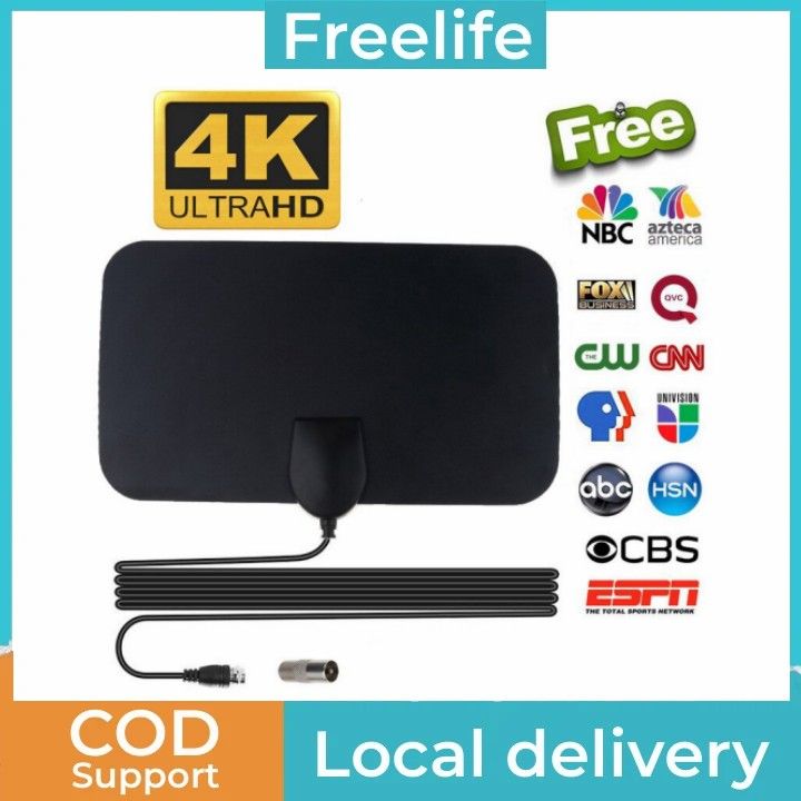 [Local Delivery] 4K High Gain HDTV Digital Antenna Mini HDTV Ground ...