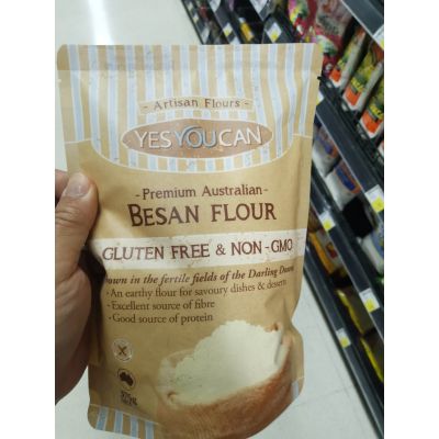อาหารนำเข้า🌀 Australia Bean Pow Chicks YES You Can Besan Flour 375gBESAN chicks bean powder