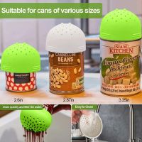 Kitchen Colander Quick Draining Mini Can Drainer Strainer Food Grade Silicone Funnel Lid Gadgets Filters Kitchen Accessories