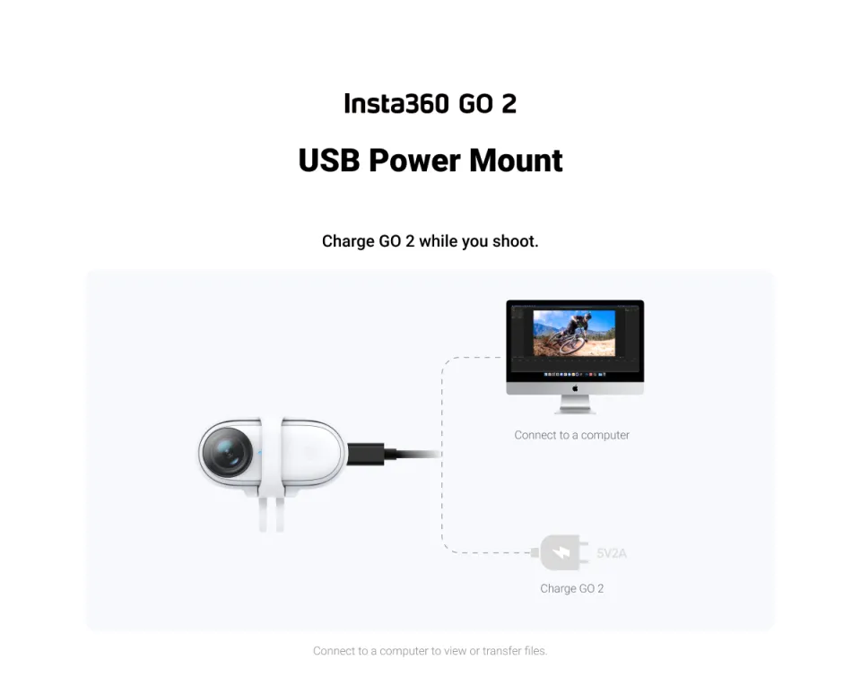 Insta360 GO 2 USB Power Mount Go2 | Lazada Singapore