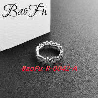 925 Sterling Silver Ring Glittering Feather Bow Knot Galaxy Interwoven Love Daisy Shell Suitable Original Female Party Jewelry