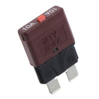 10-15A Circuit Breaker Blade Fuse 28V Resettable Manual Reset Fuse Adapter For Car Truck Boat Marine รถใส่ Protector