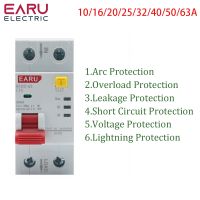 【YF】 220V 2P AFDD AFCI Arc Fault Protector Dector Circuit Breaker Interrupte Overload Earth Leakage Short Voltage Protection