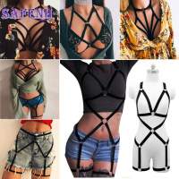 Black Elastic Punk Bdsm Harness For Women Belt Corset Body Bondage Sexy Lingerie Cage Bra Strap Breast Erotic Goth Underwear