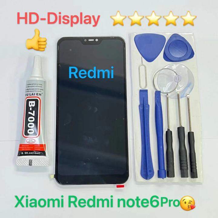 ชุดหน้าจอ-xiaomi-redmi-note-6pro-แถมกาวพร้อมชุดไขควง