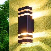 Outdoor Modern LED Wall Lamp Black/Gray Waterproof IP65 GU10 Street Sconce Porch Garden Exterior Wall Lighting Fixtures 110/220V Food Storage  Dispens