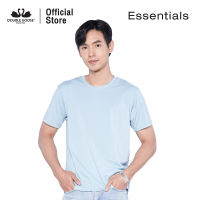 ห่านคู่ เสื้อยืดคอกลม รุ่น Essential สีฟ้า